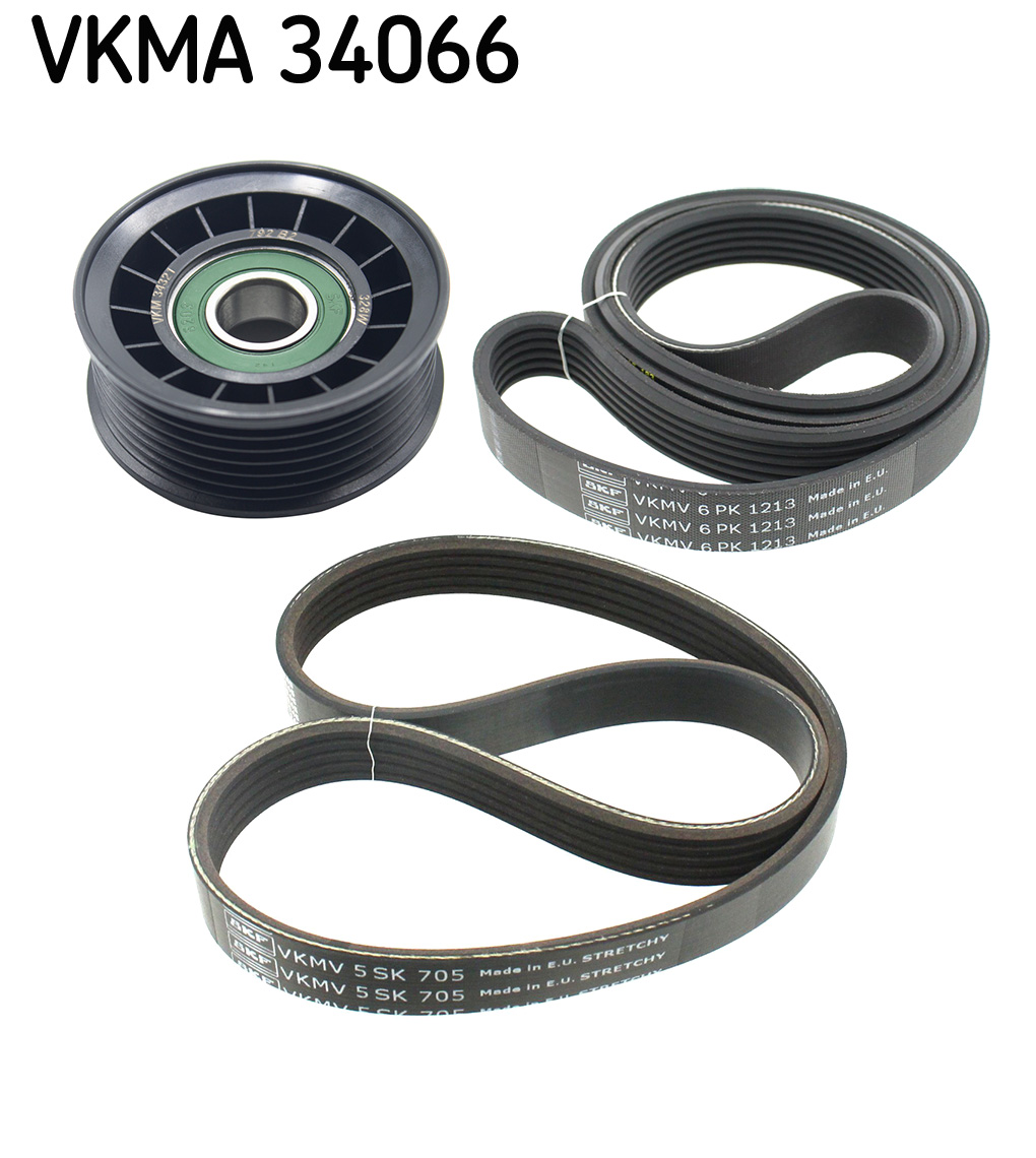 Kit Cinghie Poly-V - VKMA 34066 SKF